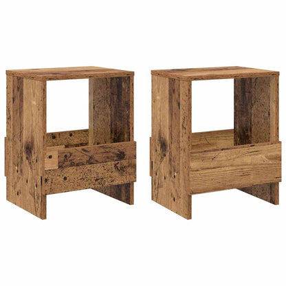 Scaffale per riviste 2 pcs Legno vecchio 35 x 30 x 45 cm