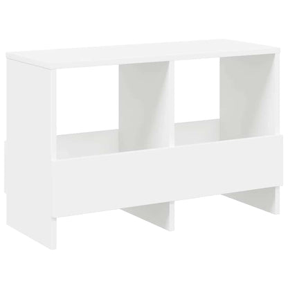 Scaffale per riviste Bianco 68,5 x 30 x 45 cm