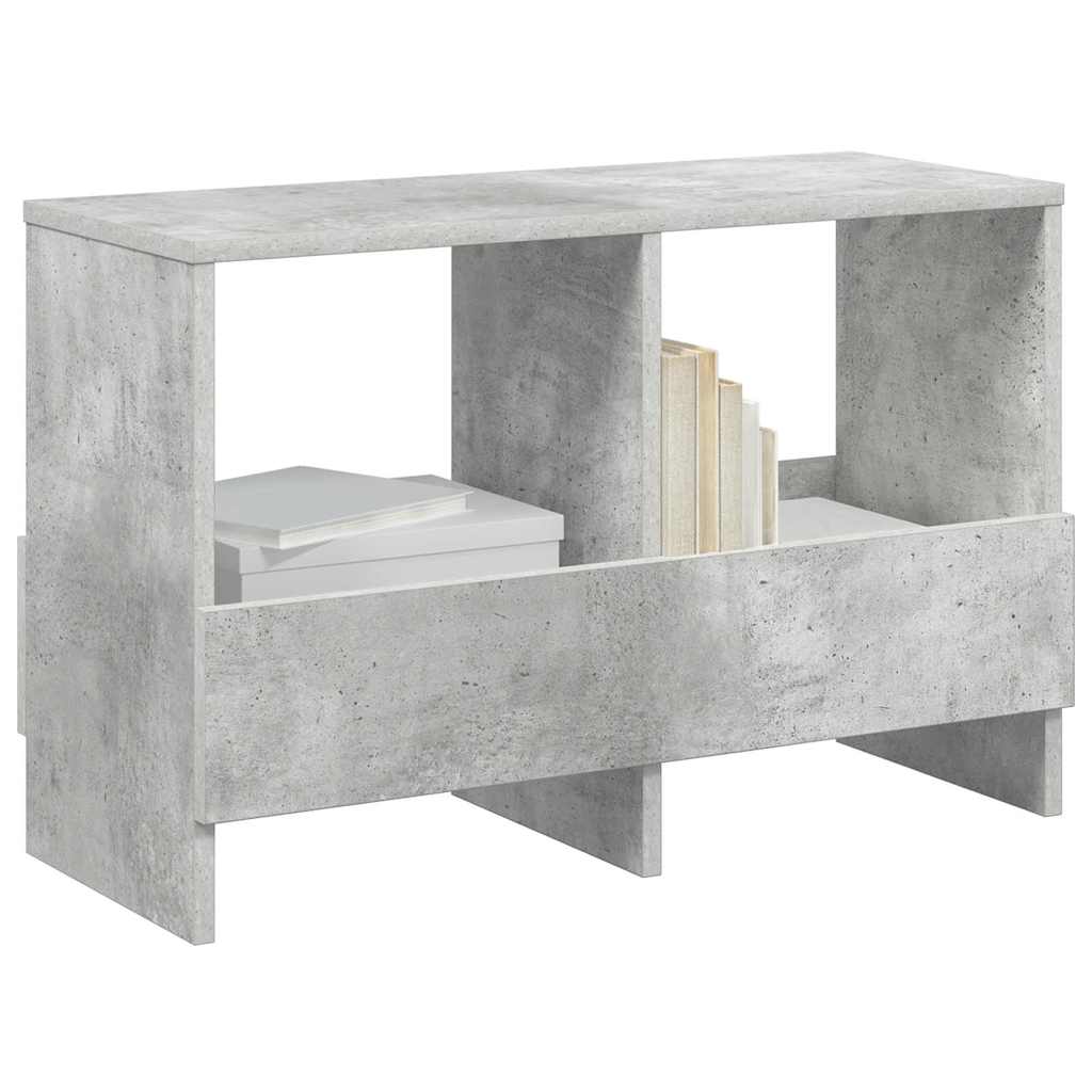 Scaffale per riviste Grigio cemento 68,5 x 30 x 45 cm