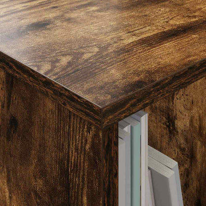 Scaffale per riviste Rovere fumÃ© 68,5 x 30 x 45 cm