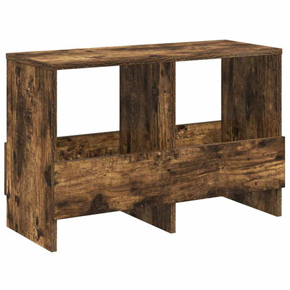 Scaffale per riviste Rovere fumÃ© 68,5 x 30 x 45 cm
