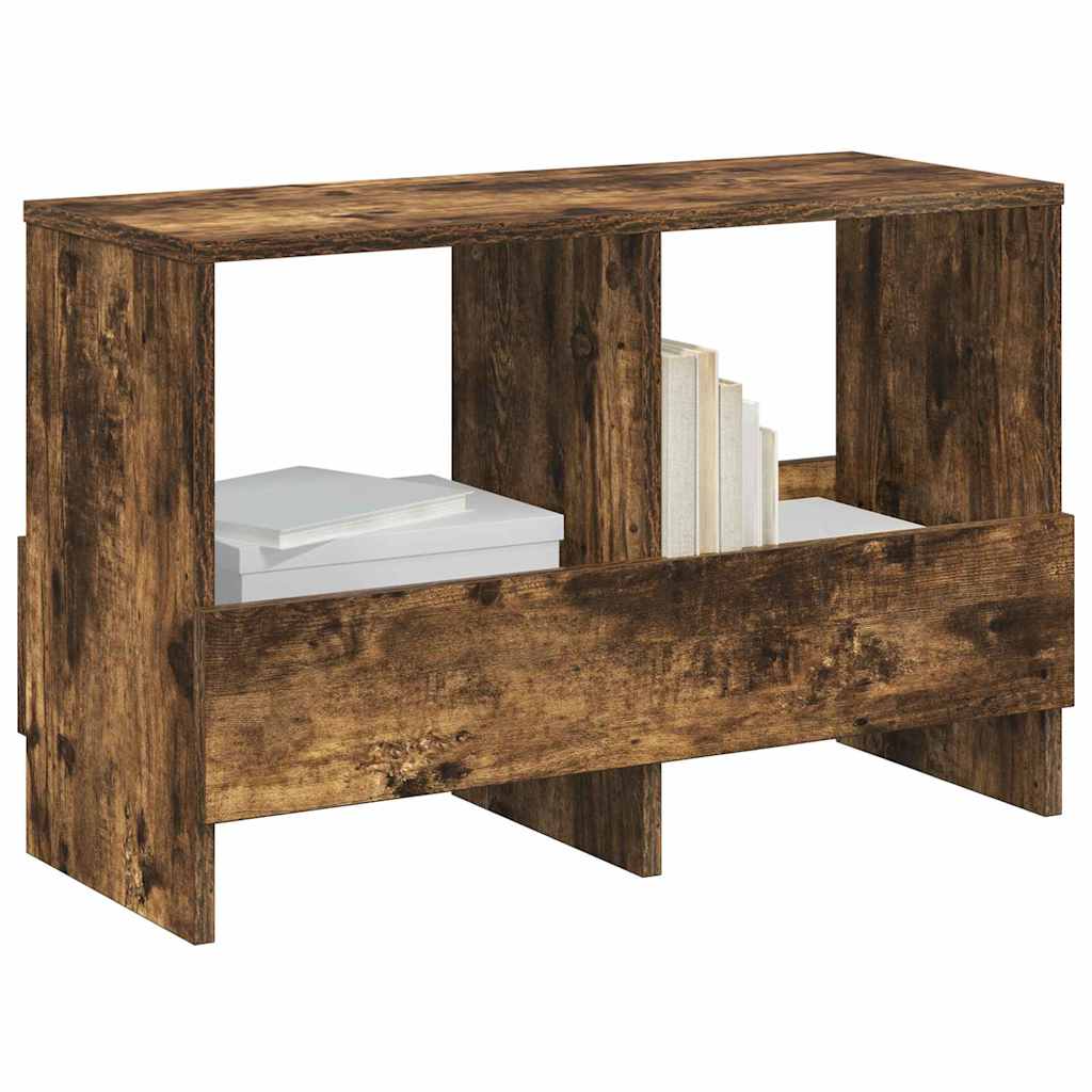 Scaffale per riviste Rovere fumÃ© 68,5 x 30 x 45 cm