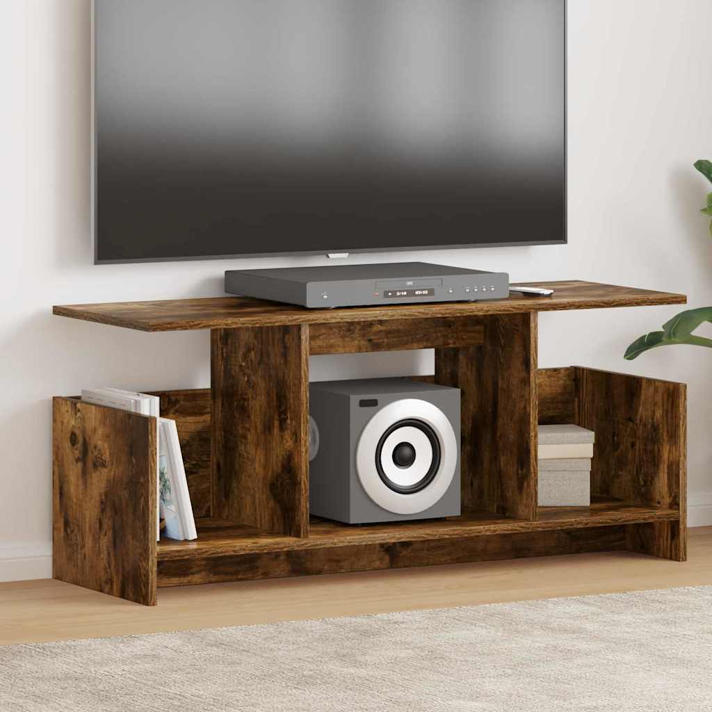Supporto TV Rovere fumÃ© 102 x 35 x 45 cm Legno multistrato
