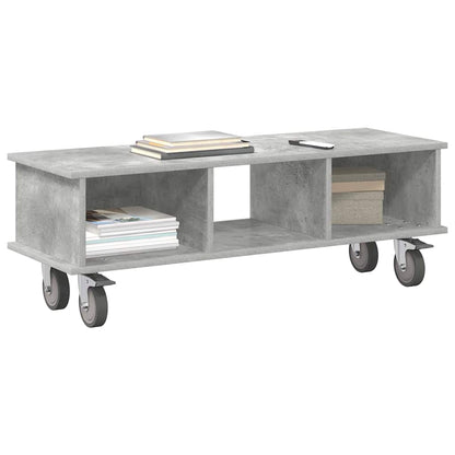 Supporto TV Grigio cemento 100 x 35 x 35 cm Legno multistrato