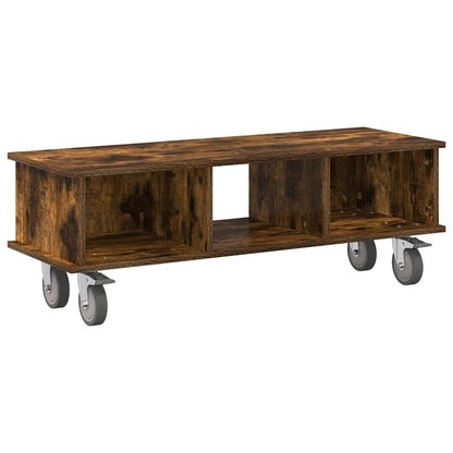 Supporto TV Rovere fumÃ© 100 x 35 x 35 cm Legno multistrato