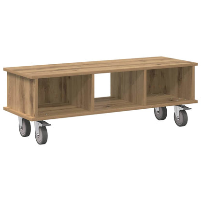 Supporto TV Rovere artigianale 100 x 35 x 35 cm