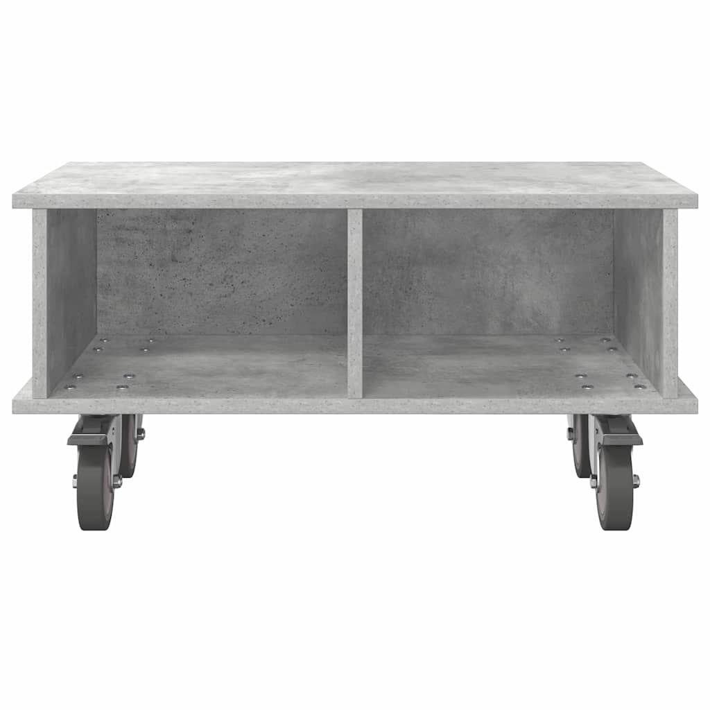 Supporto TV Grigio cemento 68,5 x 35 x 35 cm Legno multistrato