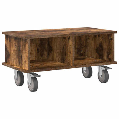 Supporto TV Rovere fumÃ© 68,5 x 35 x 35 cm Legno multistrato