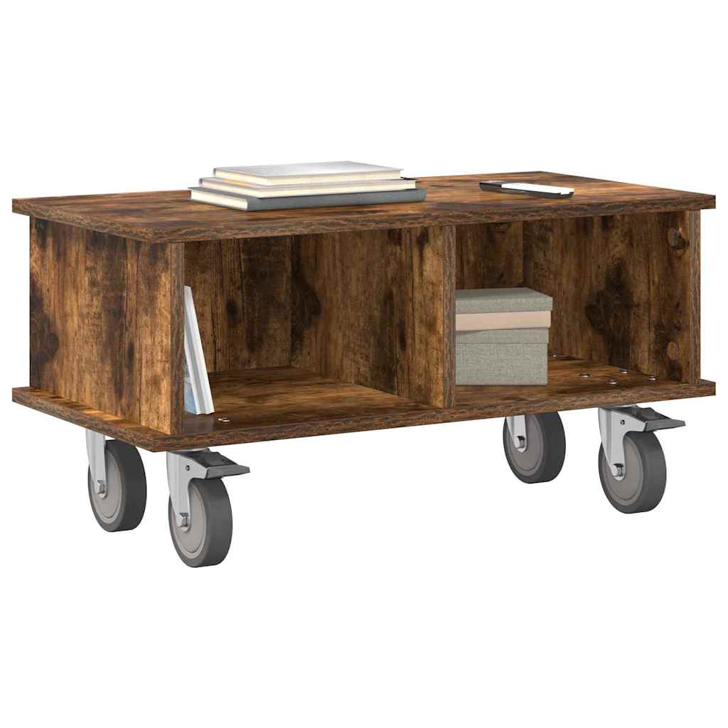 Supporto TV Rovere fumÃ© 68,5 x 35 x 35 cm Legno multistrato