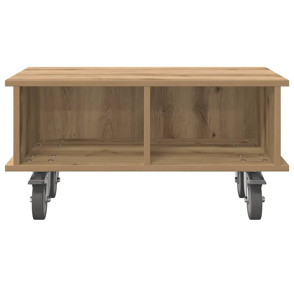 Supporto TV Rovere artigianale 68,5 x 35 x 35 cm