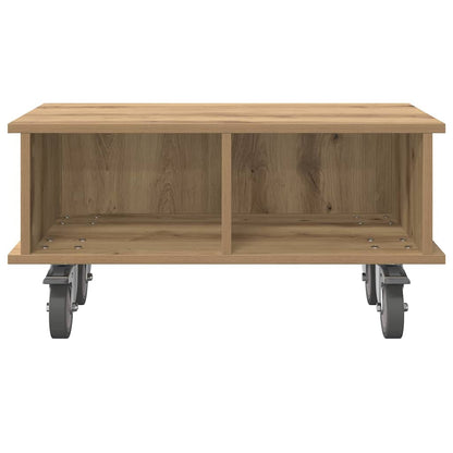 Supporto TV Rovere artigianale 68,5 x 35 x 35 cm