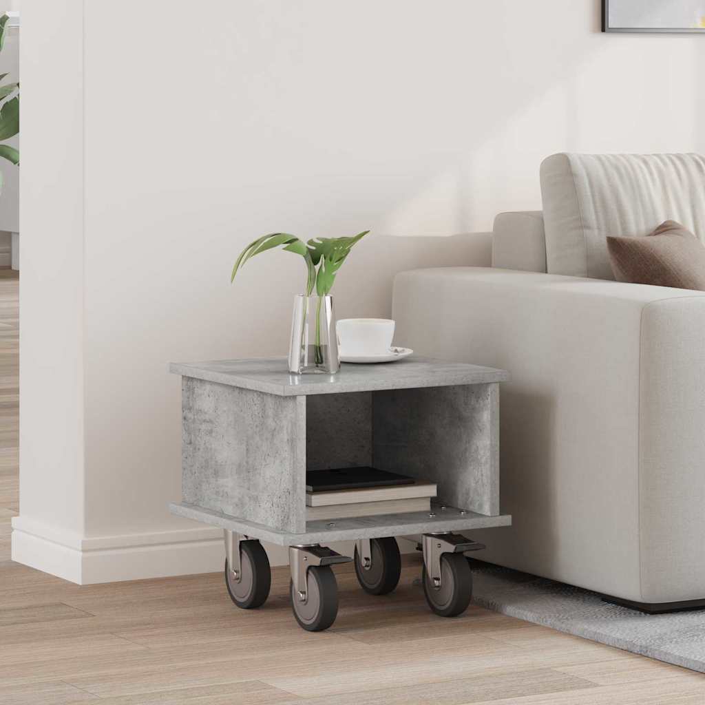 Supporto TV Grigio cemento 37 x 35 x 35 cm Legno multistrato
