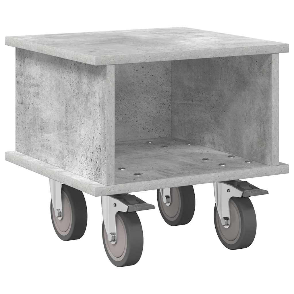 Supporto TV Grigio cemento 37 x 35 x 35 cm Legno multistrato