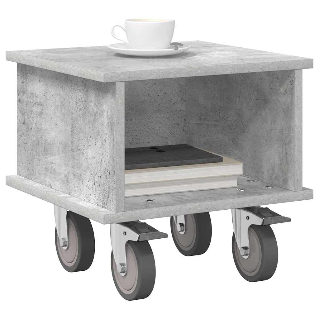Supporto TV Grigio cemento 37 x 35 x 35 cm Legno multistrato