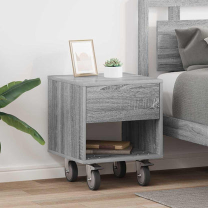 Comodino 2 pcs Grigio Sonoma 40,5 x 40 x 48 cm