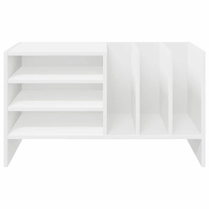 Mobile porta vinili Bianco 78.5 x 35 x 45 cm Legno multistrato