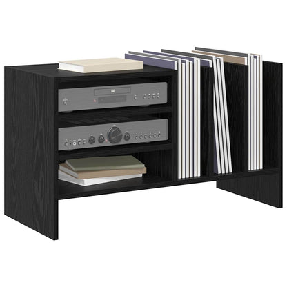Mobile porta vinili Rovere Nero 78.5 x 35 x 45 cm