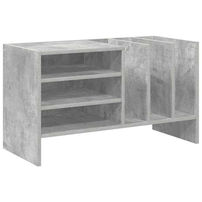 Mobile porta vinili Grigio cemento 78.5 x 35 x 45 cm