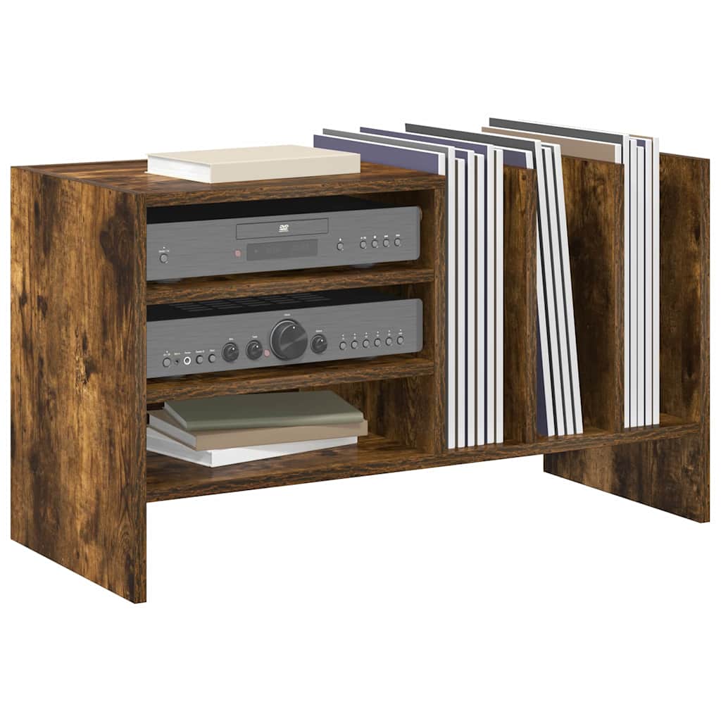 Mobile porta vinili Rovere fumÃ© 78.5 x 35 x 45 cm