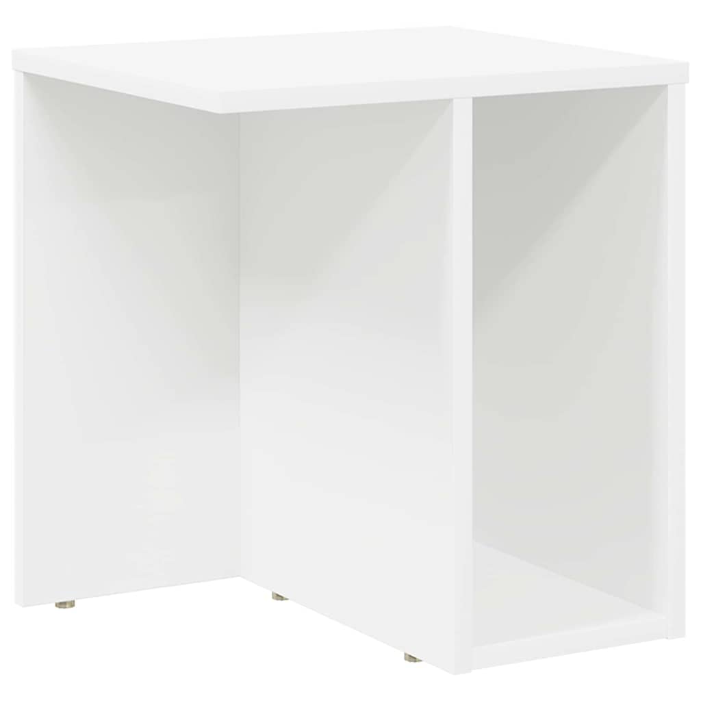 Tavolino 2 pcs Bianco 37 x 32 x 40 cm Legno multistrato
