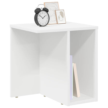 Tavolino 2 pcs Bianco 37 x 32 x 40 cm Legno multistrato