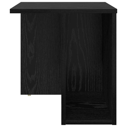 Tavolino Rovere Nero 37 x 32 x 40 cm Legno multistrato