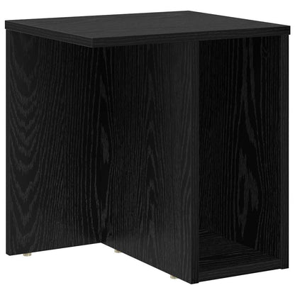 Tavolino 2 pcs Rovere Nero 37 x 32 x 40 cm Legno multistrato