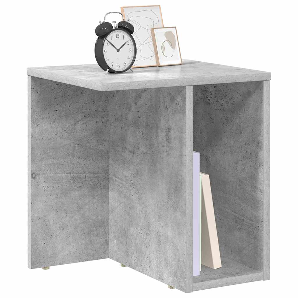 Tavolino Grigio cemento 37 x 32 x 40 cm Legno multistrato