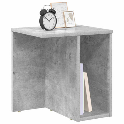 Tavolino Grigio cemento 37 x 32 x 40 cm Legno multistrato