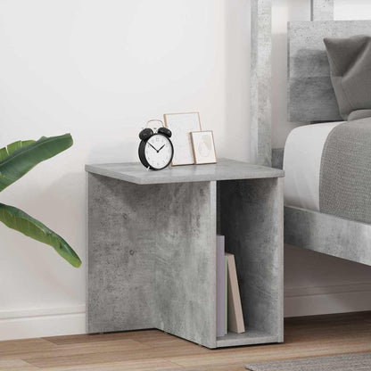 Tavolino 2 pcs Grigio cemento 37 x 32 x 40 cm Legno multistrato