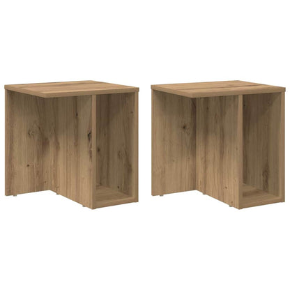 Tavolino 2 pcs Rovere artigianale 37 x 32 x 40 cm