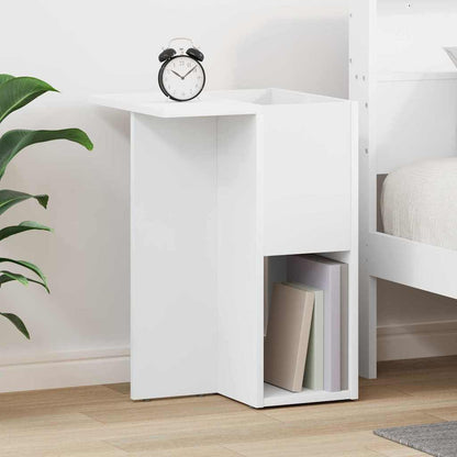 Tavolino Bianco 35 x 40 x 55 cm Legno multistrato