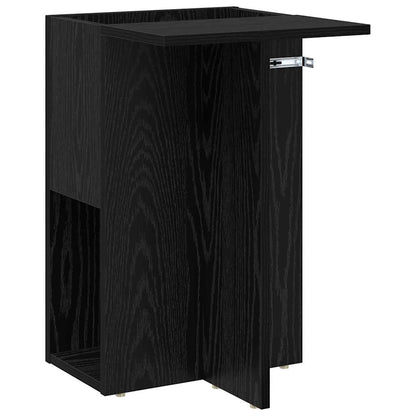 Tavolino Rovere Nero 35 x 40 x 55 cm Legno multistrato
