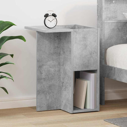 Tavolino Grigio cemento 35 x 40 x 55 cm Legno multistrato