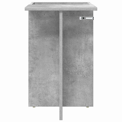 Tavolino Grigio cemento 35 x 40 x 55 cm Legno multistrato