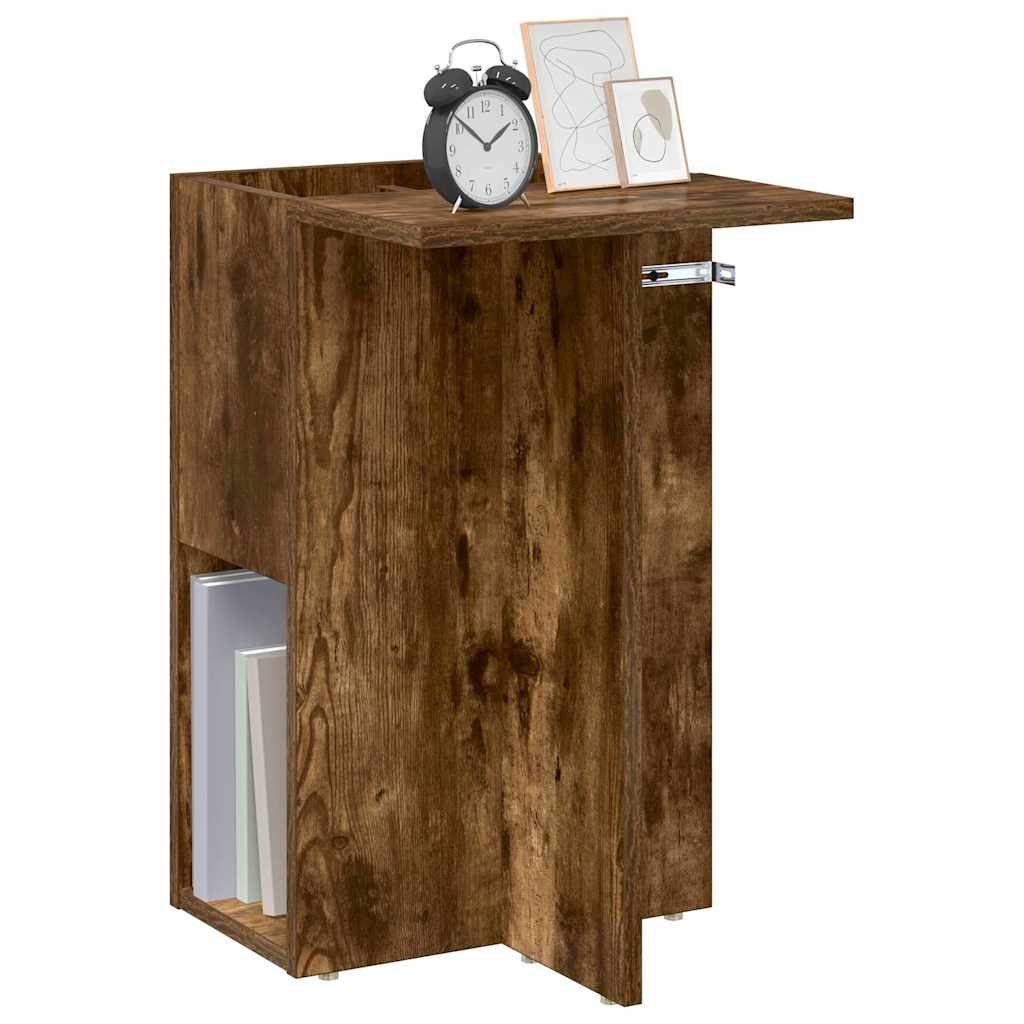 Tavolino Rovere fumÃ© 35 x 40 x 55 cm Legno multistrato
