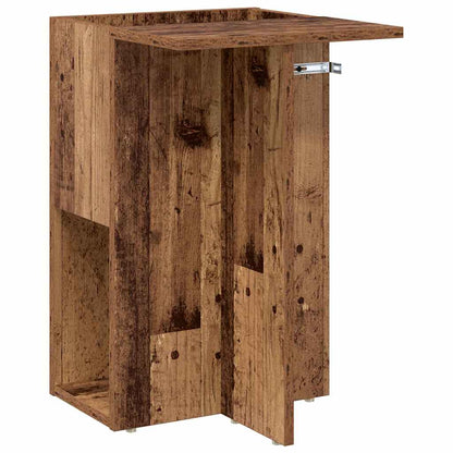 Tavolino Legno vecchio 35 x 40 x 55 cm Legno multistrato