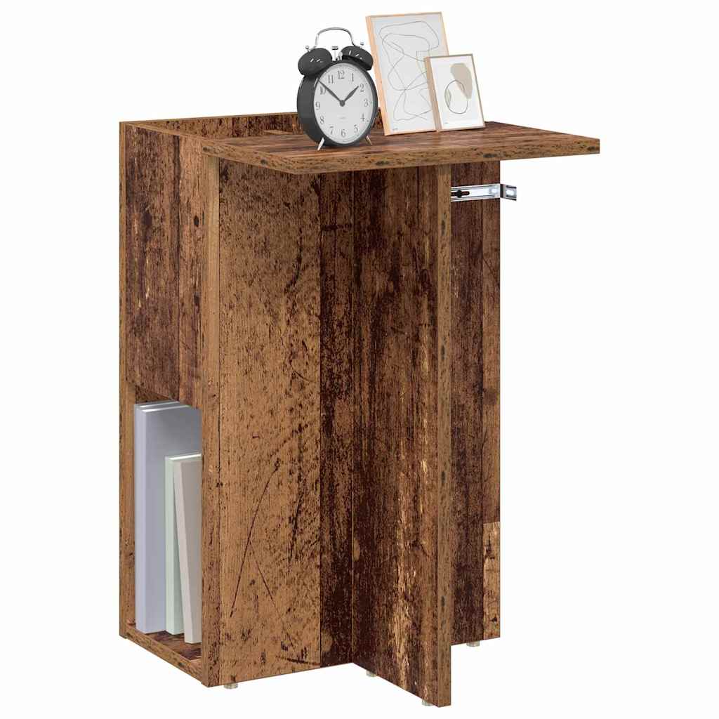 Tavolino Legno vecchio 35 x 40 x 55 cm Legno multistrato