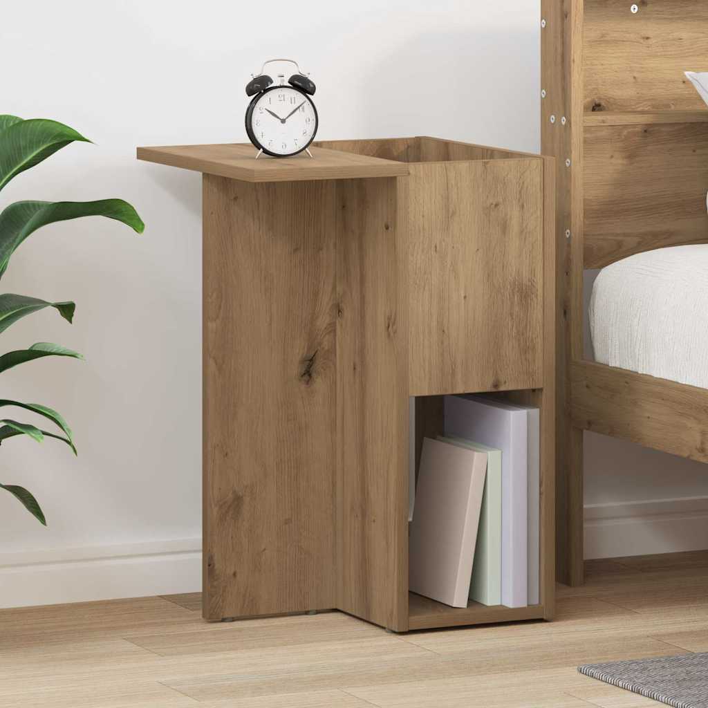 Tavolino Rovere artigianale 35 x 40 x 55 cm Legno multistrato