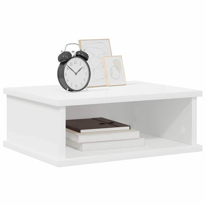 Comodino 2 pcs Bianco 40 x 31 x 15 cm Legno multistrato