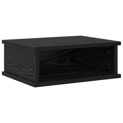 Comodino Rovere Nero 40 x 31 x 15 cm Legno multistrato