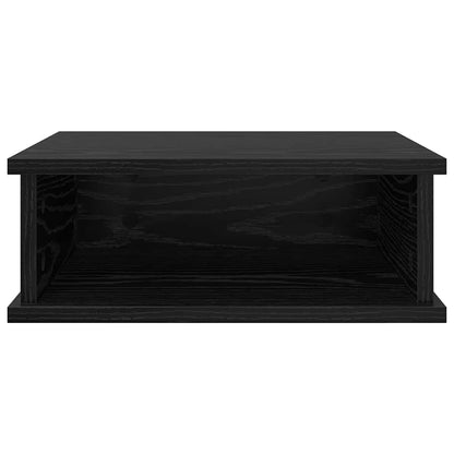 Comodino Rovere Nero 40 x 31 x 15 cm Legno multistrato