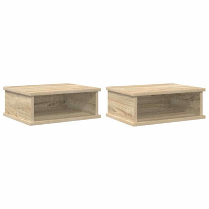 Comodino 2 pcs Rovere Sonoma 40 x 31 x 15 cm Legno multistrato
