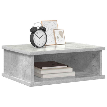 Comodino Grigio cemento 40 x 31 x 15 cm Legno multistrato