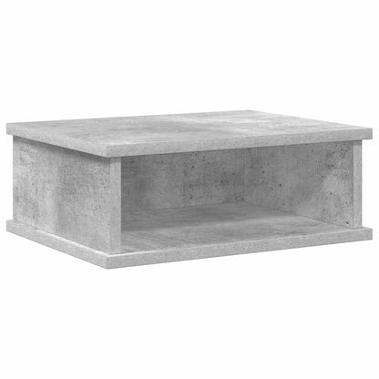 Comodino 2 pcs Grigio cemento 40 x 31 x 15 cm Legno multistrato
