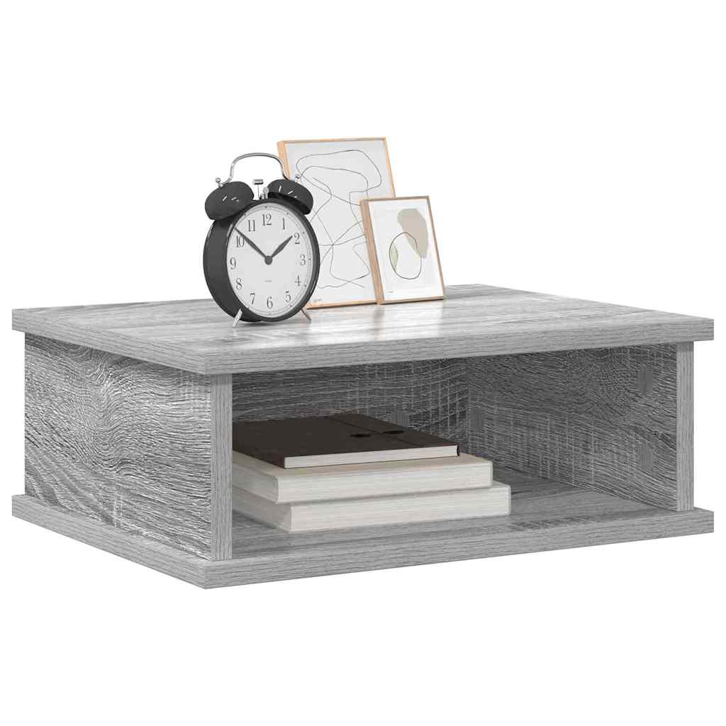 Comodino Grigio Sonoma 40 x 31 x 15 cm Legno multistrato