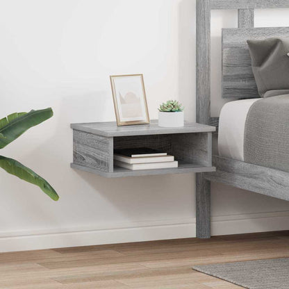 Comodino 2 pcs Grigio Sonoma 40 x 31 x 15 cm Legno multistrato