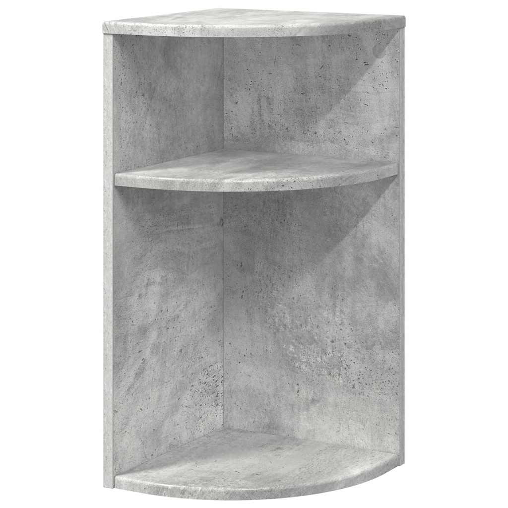 Tavolino Grigio cemento 29,6 x 29,6 x 60 cm Legno multistrato