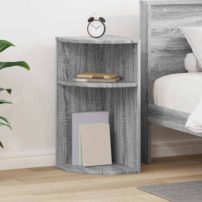 Tavolino Grigio Sonoma 29,6 x 29,6 x 60 cm Legno multistrato