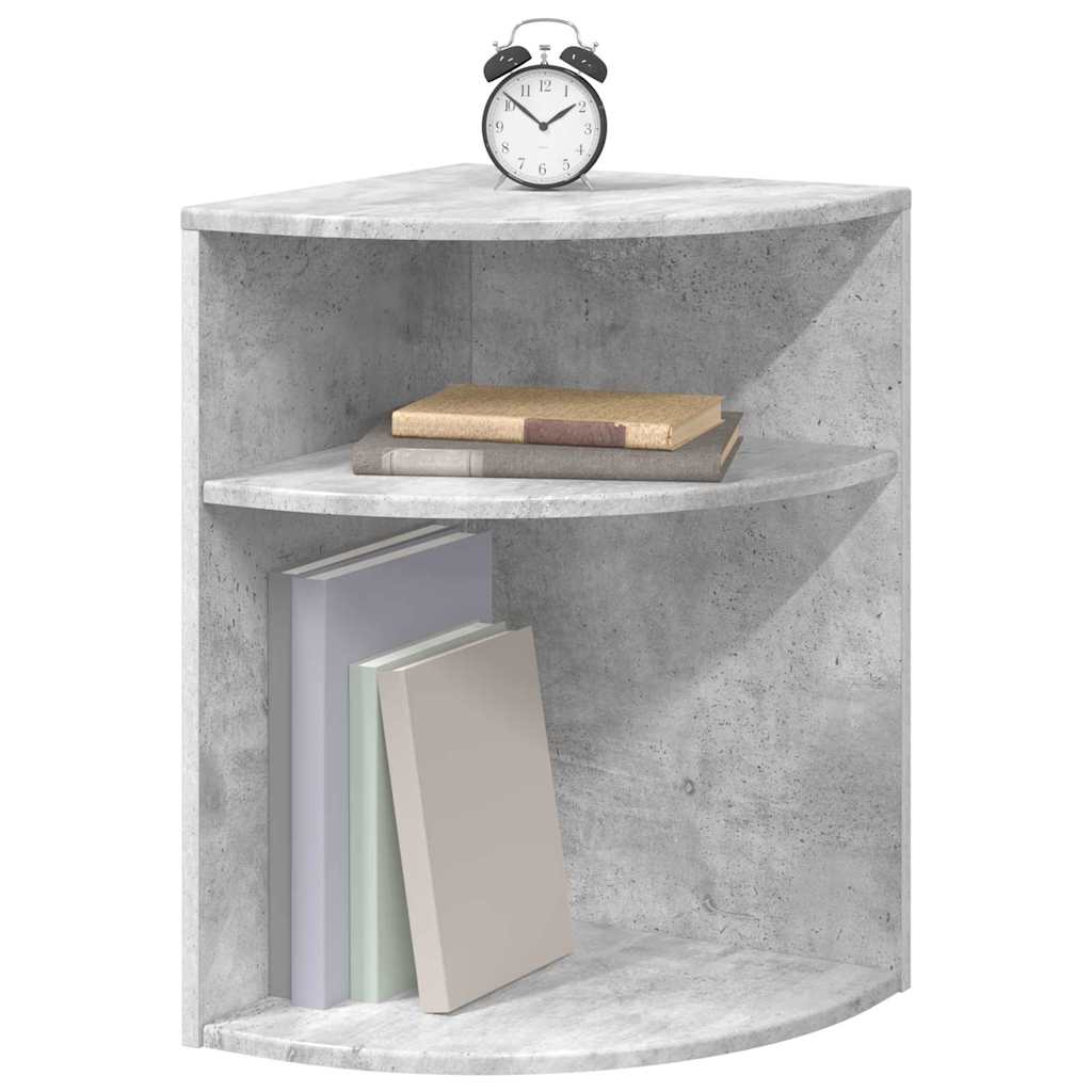 Tavolino Grigio cemento 39,7 x 39,7 x 60 cm Legno multistrato